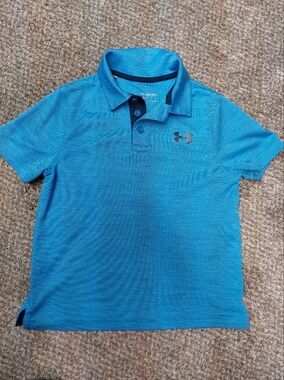 Under Armour Boy's Blue Polo Shirt